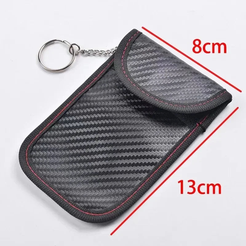 1Car Key Signal Shielding Box Faraday Cage Remote Control Package Keyless Rfid Shielding Package Car Accessories