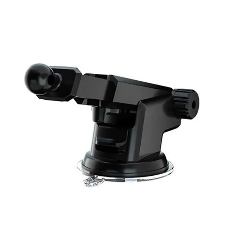 17mm Silicone Bracket Car Holder Car Telescopic Rotating Sucker Accessories Suction Cup Base Bracket Black For Mobile Phone