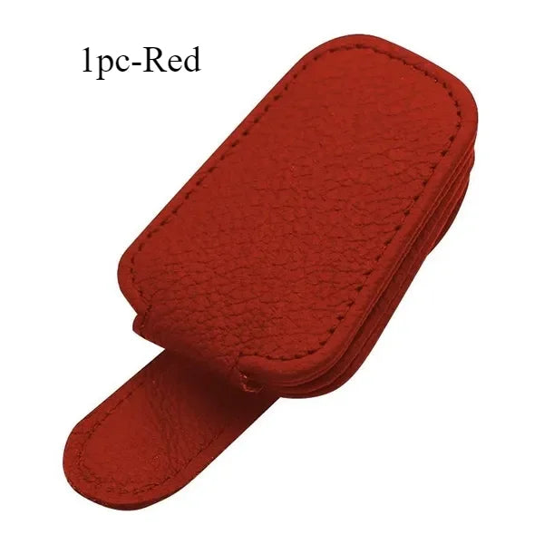 Car Sun Visor Glasses Case Holder Sunglasses Clip Ticket Card Clip  Multifunction Portable Clip Auto Interior Accessories