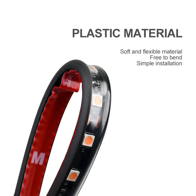 New LED Car Interior Ambient Foot Strip Light Kit Backlight 5V USB Auto Decorative Atmosphere Neon Lamp Vehicle Accessories