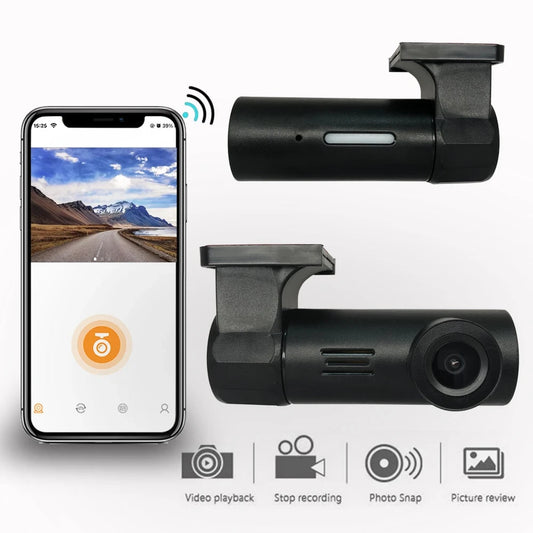 APP control smart car Wifi DVR Dash camera night vision video recorder HD1080P USB connection power supply