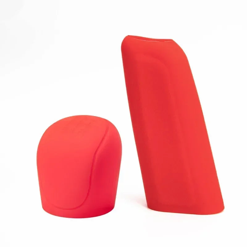 Car Manual Gear Shift Knob Cover Silicone Anti-slip Grip Covers Manual Handle Silicone Protection Auto Interior Accessories
