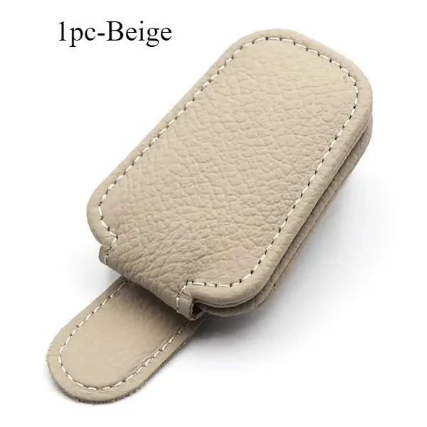 Car Sun Visor Glasses Case Holder Sunglasses Clip Ticket Card Clip  Multifunction Portable Clip Auto Interior Accessories