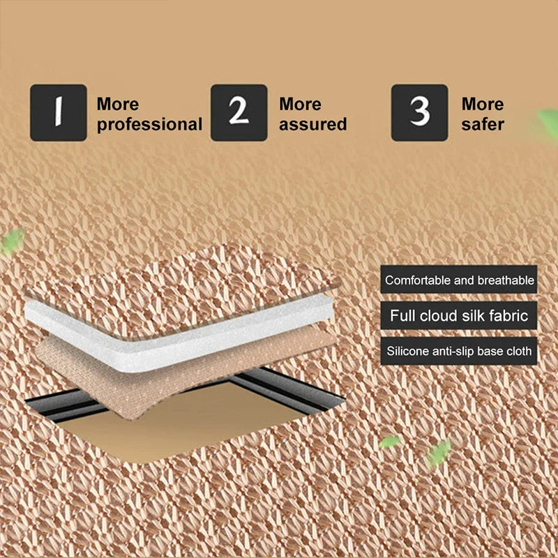 Summer Car Seat Cushion Cover Breathable Ice Silk Non Slip Auto Seat Protector Pad Men Women Universal Car Interior Accessories