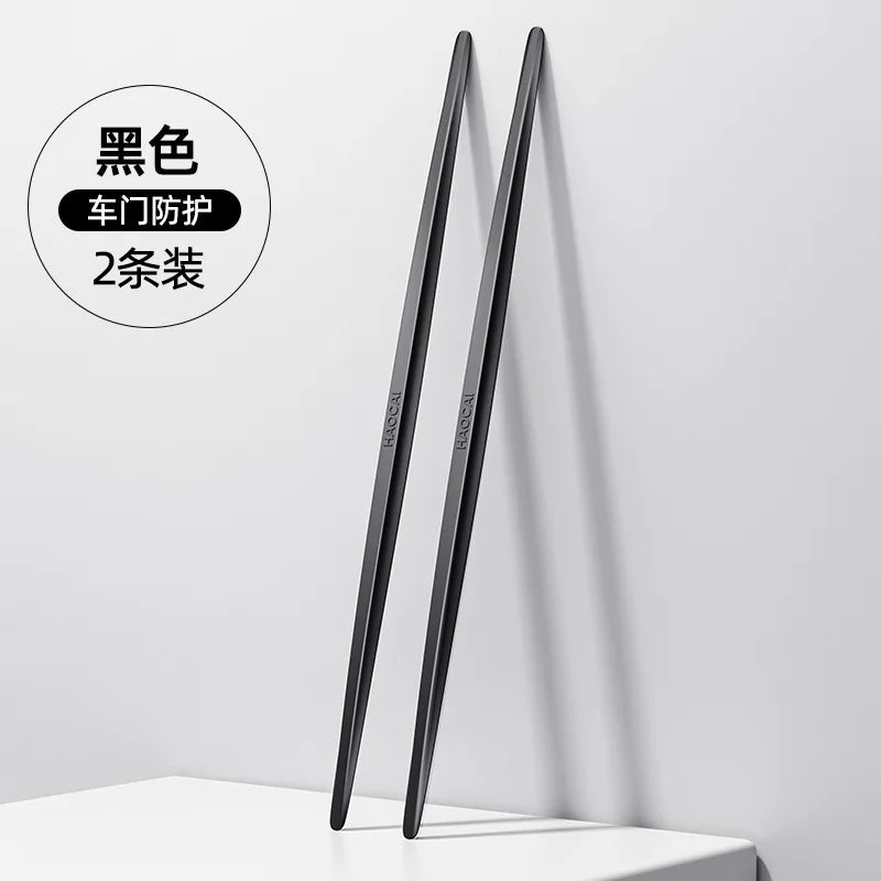   2/4/10PCS Car Door Edge Anti-collision Protector Bar Stickers Silicone Guards Rear View Mirror Cover Protection Strip