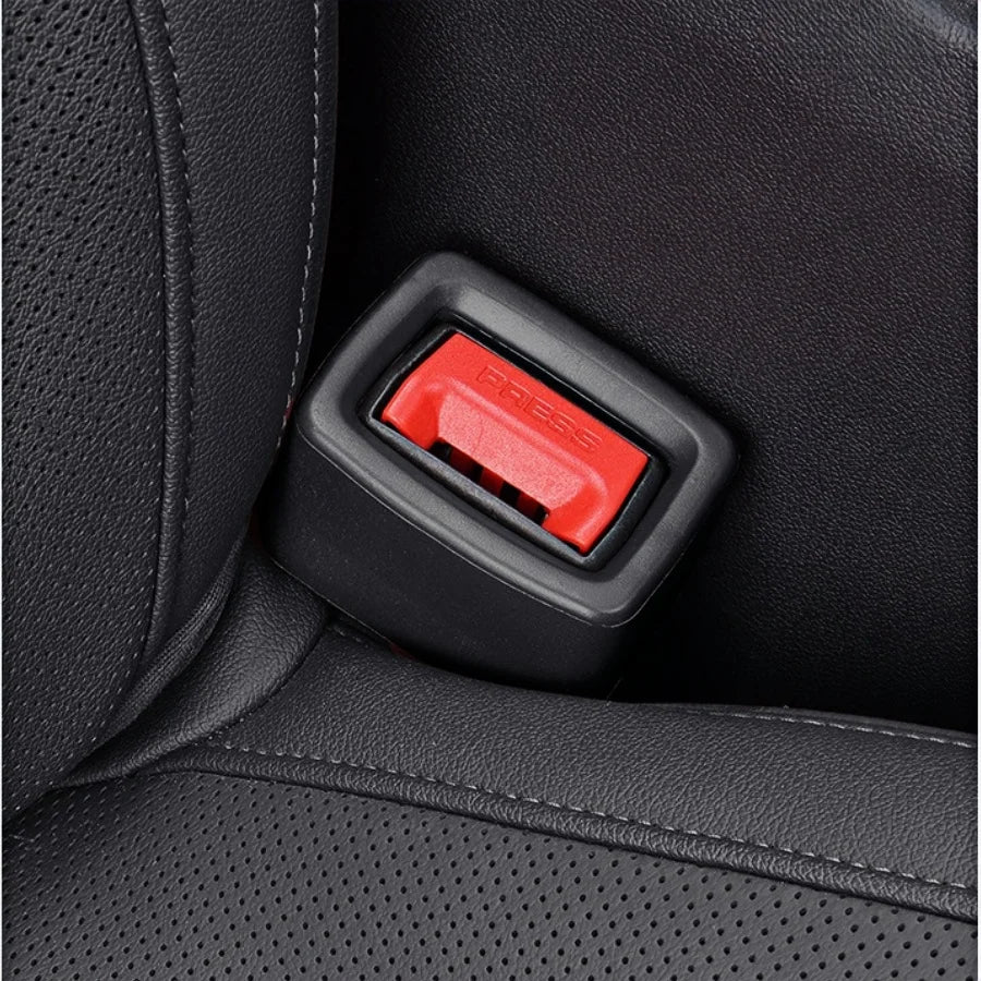 2 seat belt slot seat protection covers - collision and scratch protection for car interior accessories
