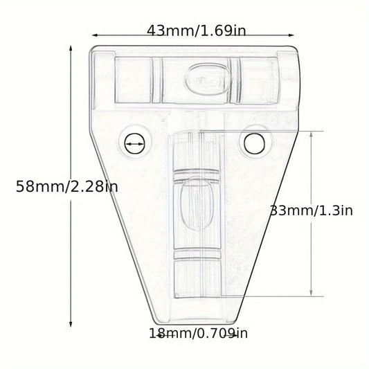 1pc Level, RV Parts Accessories, External Leveling Device, Stable Level For RV Leveling, Camping