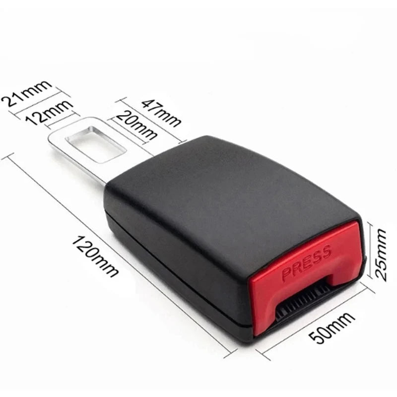 1/2Pcs  Car Safety Belt Extender Seat Belt Cover Seat Belt Padding Extension Buckle Plug Buckle Seatbelt Clip Car Accessories