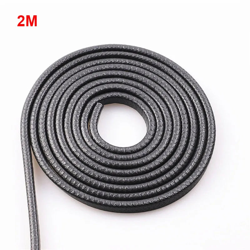 Car Door Protector Edge Scratch Strip Guard Trim Automobile Door Anti Collision Protection Strip Steel Car-styling Accessory