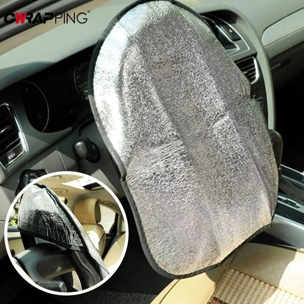 Car Sun Visor Sunroof Auto Steering Wheel Sun Shade Double Heat Insulation Sunshade Cover Protection Car Interior Accessories