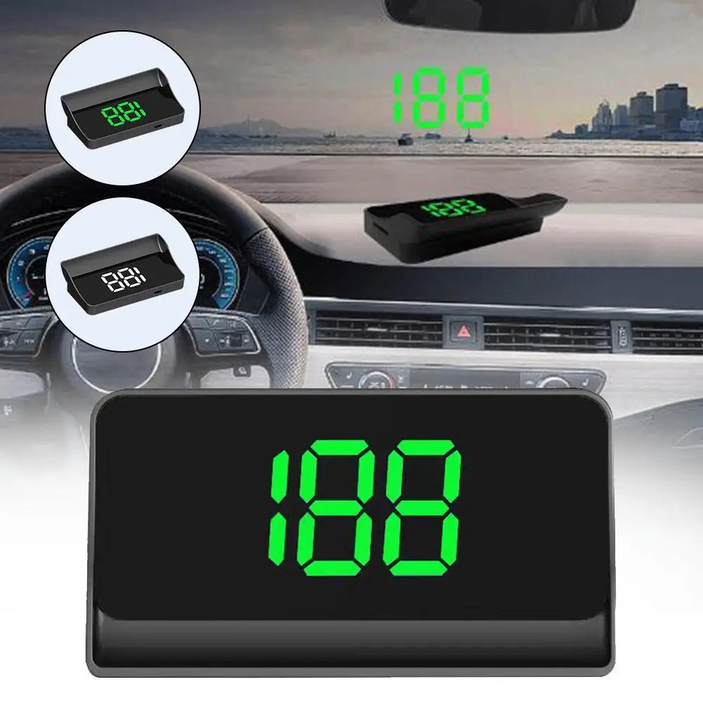 Car Head-up Display HUD Windshield KMH Digital Electronic Speedometer GPS System Projector Interior Trim Accesorios