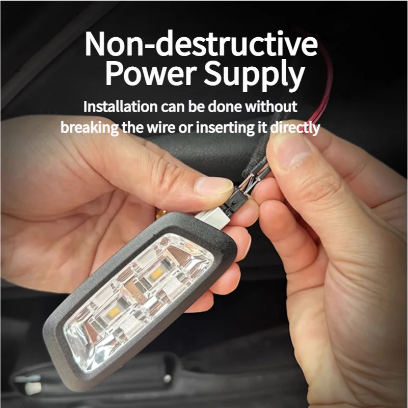 Car Trunk Led Light Strip Waterproof PVC Flexible Ambient Light Strip Automatic On/Off Hidden Installation Universal for Suv/Mpv