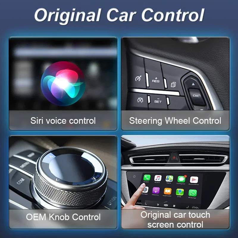 Carplay Android Auto Wireless Adapter Car Intelligent Systems Tools Cars Accessories Wired To Wireless Carplay Wireless Adapter