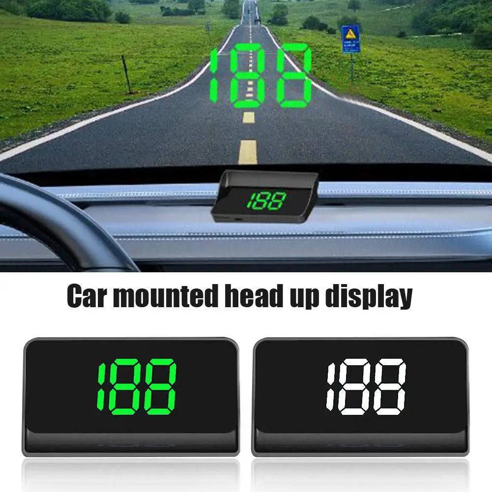Car Head-up Display HUD Windshield KMH Digital Electronic Speedometer GPS System Projector Interior Trim Accesorios