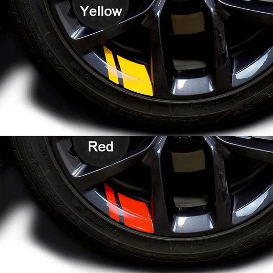 Car Wheel Reflective Stickers Auto Safety Warning Sticker Reflector Protective Strip Film for Trucks Auto Motorcycle Stickers