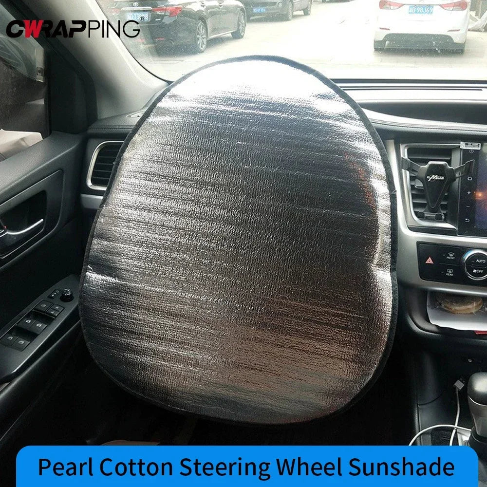 Car Sun Visor Sunroof Auto Steering Wheel Sun Shade Double Heat Insulation Sunshade Cover Protection Car Interior Accessories