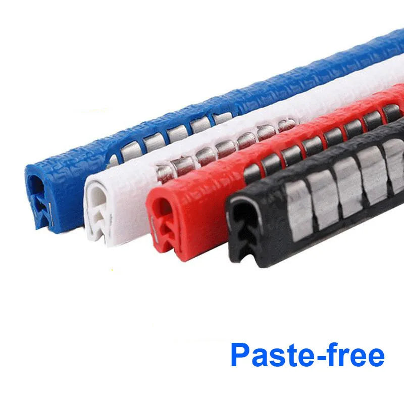 Car Door Protector Edge Scratch Strip Guard Trim Automobile Door Anti Collision Protection Strip Steel Car-styling Accessory