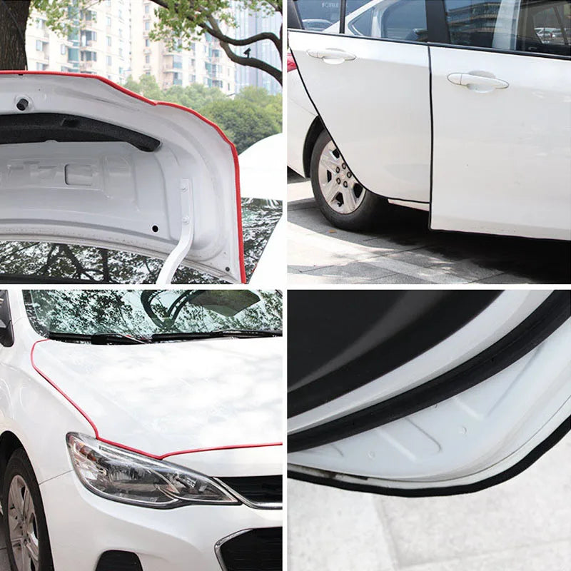 Car Door Protector Edge Scratch Strip Guard Trim Automobile Door Anti Collision Protection Strip Steel Car-styling Accessory
